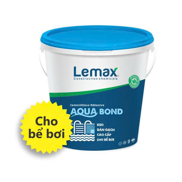 Keo dán gạch (Gốc xi măng) Lemax Aqua Bond – 25Kg/Thùng