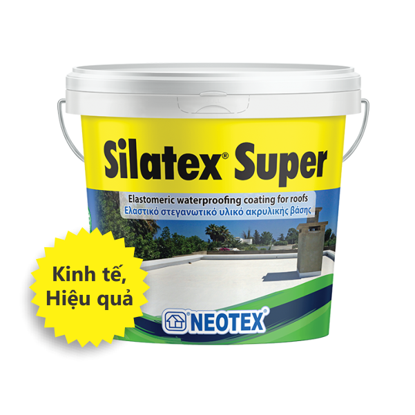 Chống thấm (Gốc Acrylic) Silatex Super – 12Kg/Thùng