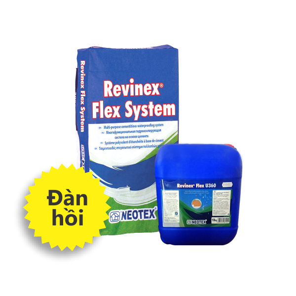 Chống thấm (Gốc xi măng) Revinex Flex U360 – 35Kg/Bộ